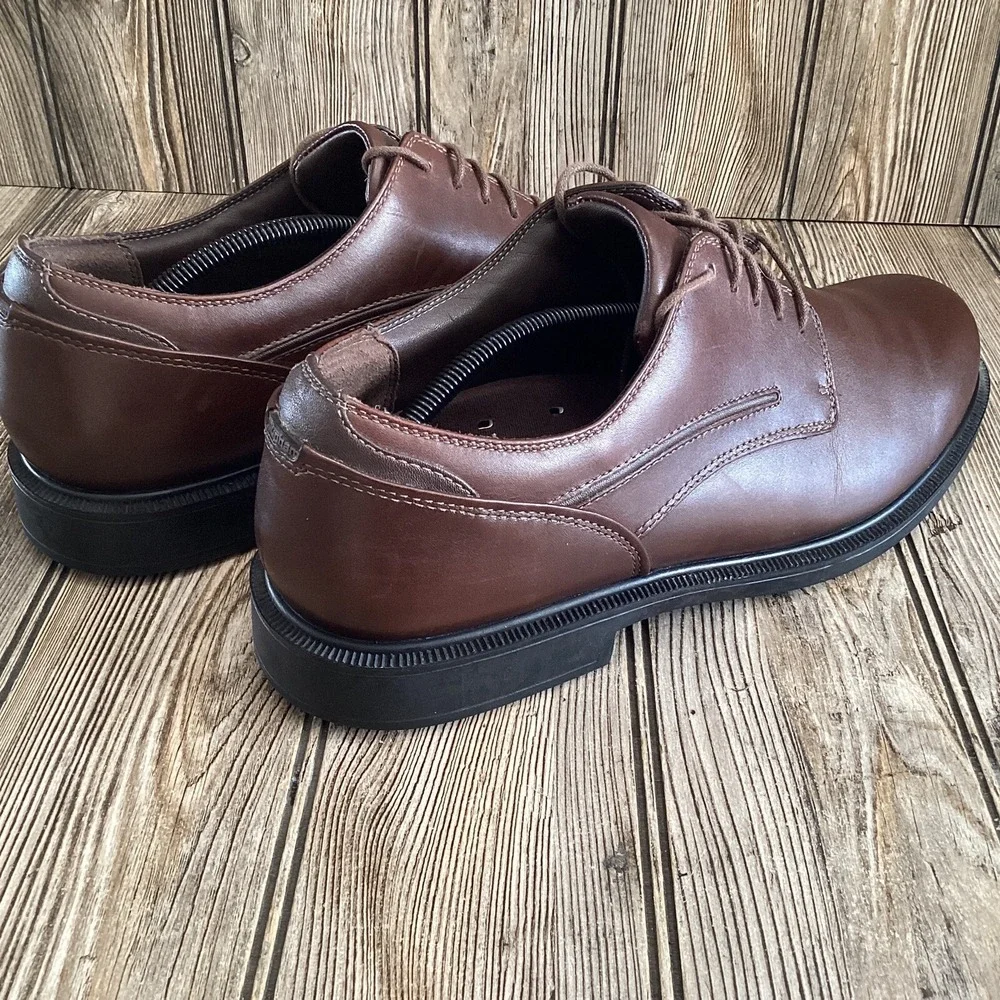 Dunham Men's Jericho Burlington Leather Waterproof Oxford Shoes MCT410SB Size 12
